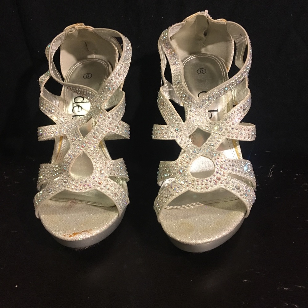 Glitter 3 inch heels